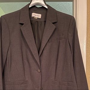 Calvin Klein womens gray suit size 18W